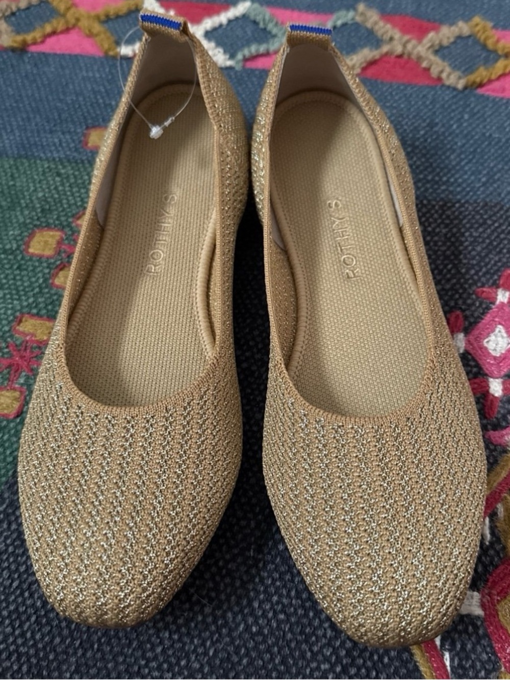 Rothy’s Gold Flats